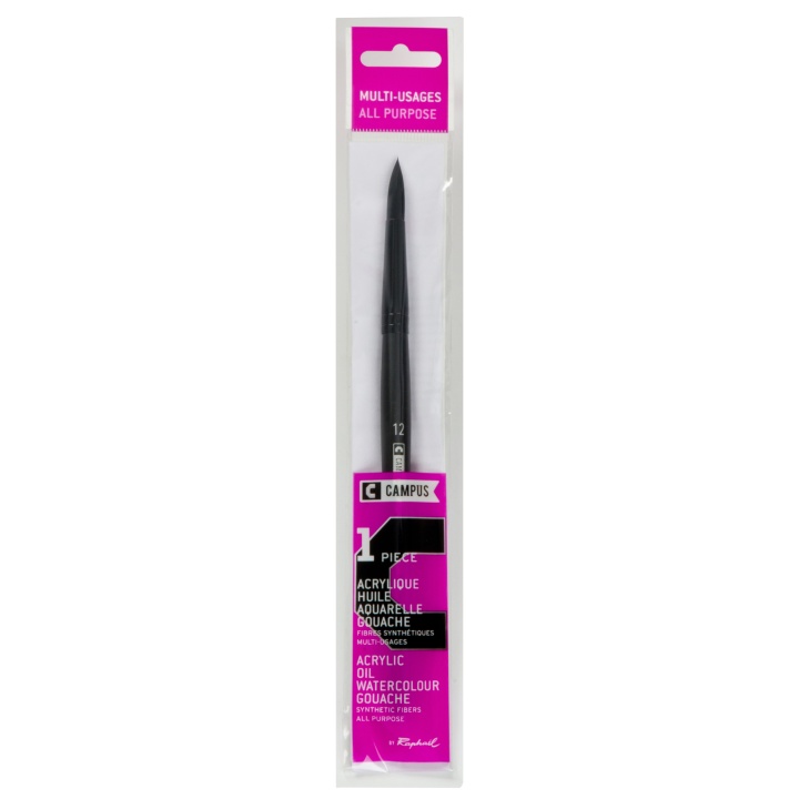 Campus Brush Round St 12 in the group Art Supplies / Brushes / Synthetic Brushes at Pen Store (108394)