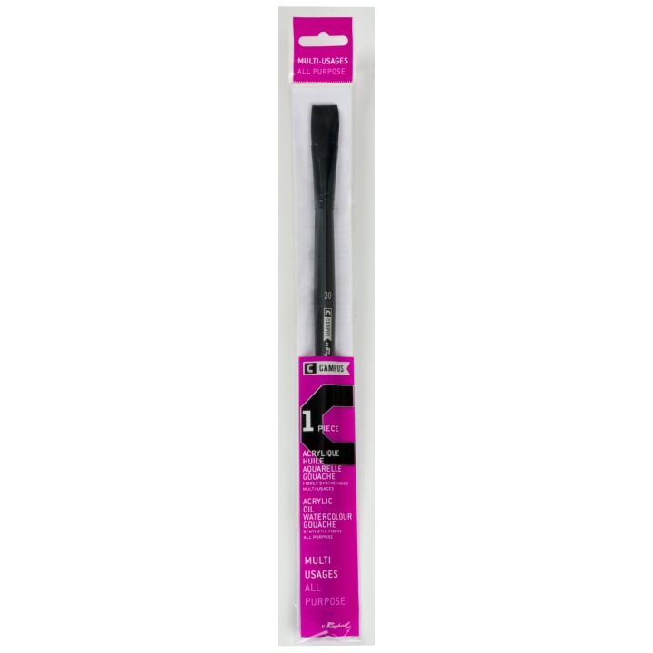 Campus Brush Long Flat St 20 in the group Art Supplies / Brushes / Synthetic Brushes at Pen Store (108400)