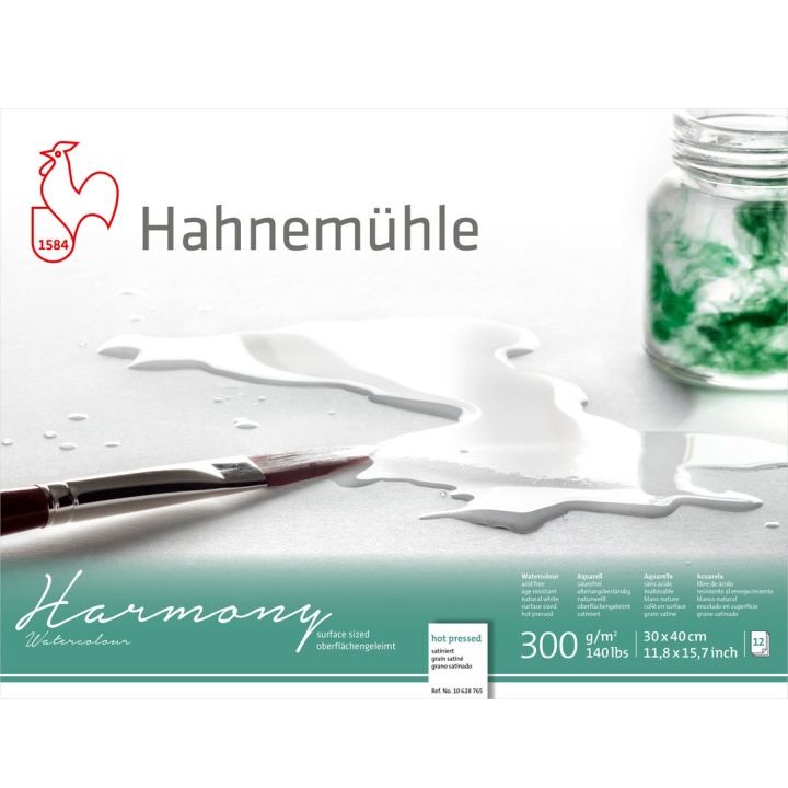 Watercolour Paper Harmony 300 g Hot Pressed 30 x 40 cm in the group Paper & Pads / Artist Pads & Paper / Watercolor Pads at Pen Store (108751)