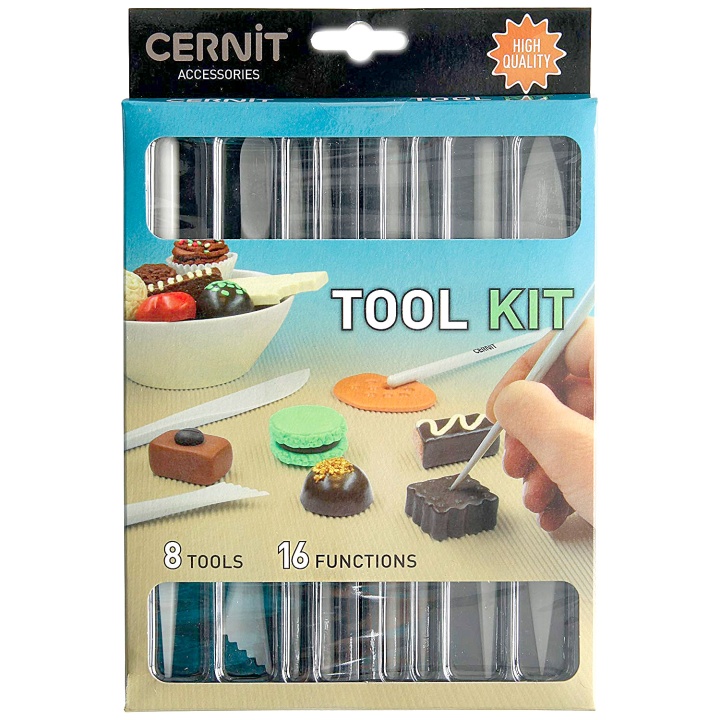 Tool Kit 8-set in the group Hobby & Creativity / Create / Modelling Clay at Pen Store (108889)