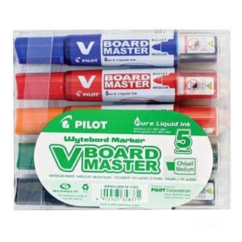 V-Board Master Chisel 5-set in the group Pens / Office / Whiteboard Markers at Pen Store (109313)
