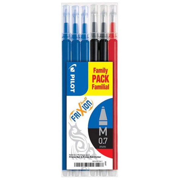 Refill FriXion 0.7 6-pack in the group Pens / Pen Accessories / Cartridges & Refills at Pen Store (109389_r)