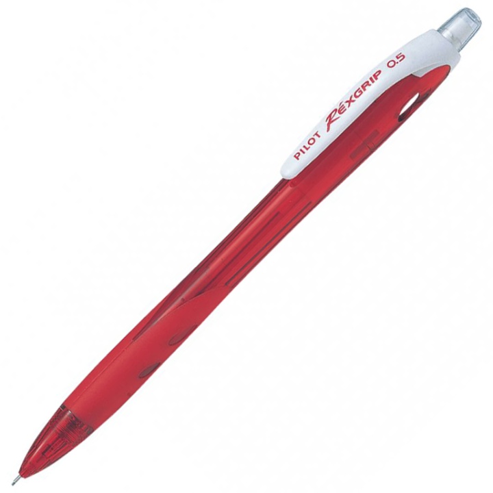 Mechanical pencil RexGrip 0,5 red in the group Pens / Writing / Mechanical Pencils at Pen Store (109533)