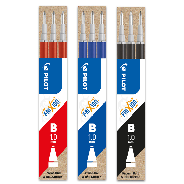 Refill FriXion 1.0 3-pack in the group Pens / Pen Accessories / Cartridges & Refills at Pen Store (109690_r)
