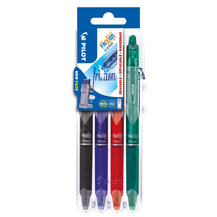 FriXion Clicker 2GO 4-set in the group Pens / Writing / Gel Pens at Pen Store (109757)