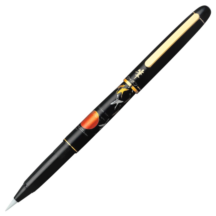 Modern Maki-e Crane Brush pen in the group Pens / Artist Pens / Brush Pens at Pen Store (109765)