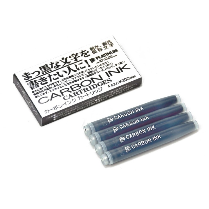 Carbon Ink Cartridge 4 pcs in the group Pens / Pen Accessories / Fountain Pen Ink at Pen Store (109788)