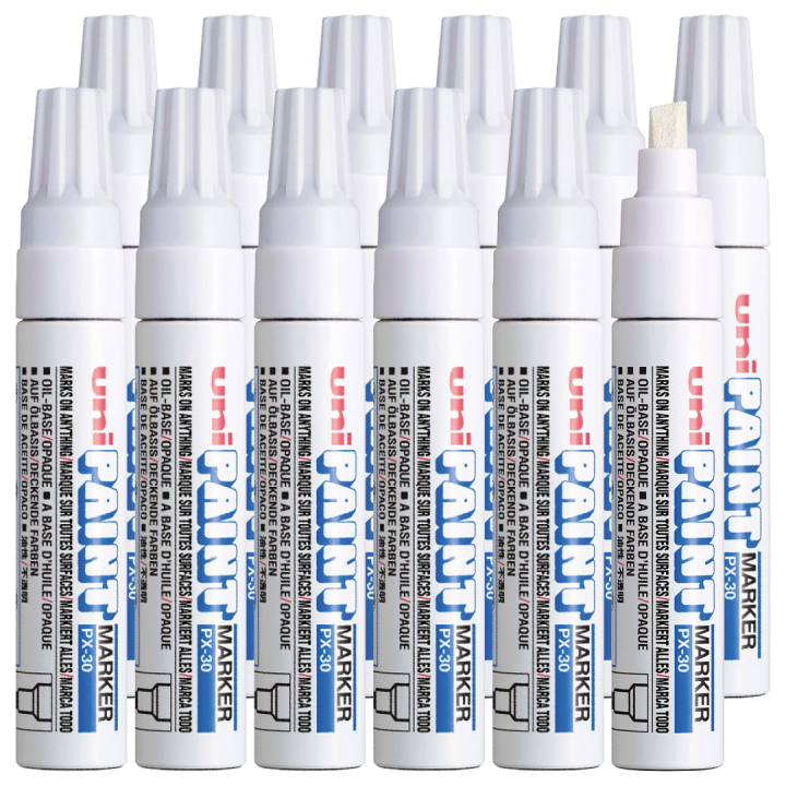 Paint Marker PX-30 White 12-pack in the group Pens / Office / Markers at Pen Store (109983)