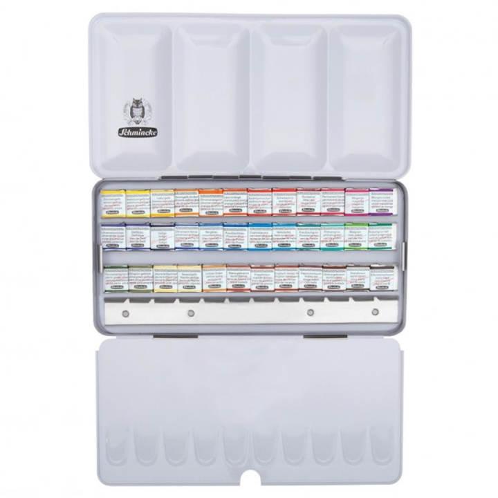 Horadam Aquarell Metal 36-set + extra space in the group Art Supplies / Artist colours / Watercolor Paint / Watercolor pans at Pen Store (110729)