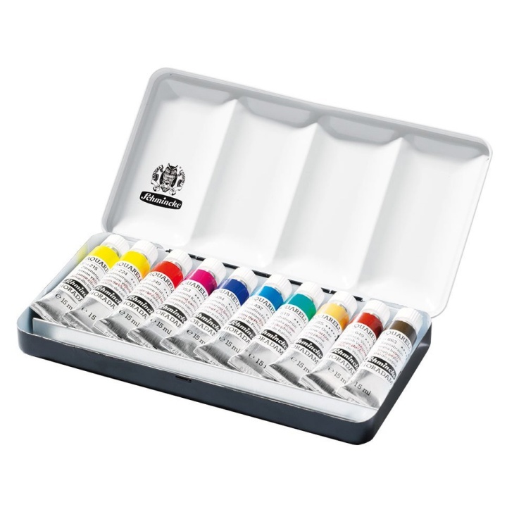 Horadam Aquarell Tube 15ml 10-set in the group Art Supplies / Colors / Watercolor Paint at Pen Store (110731)