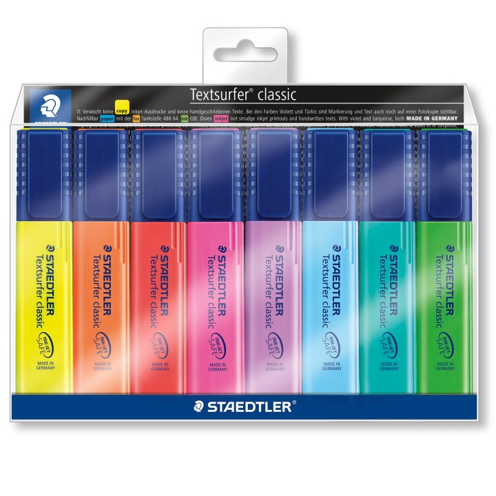 8-pack Textsurfer Classic in the group Pens / Office / Highlighters at Pen Store (110762)