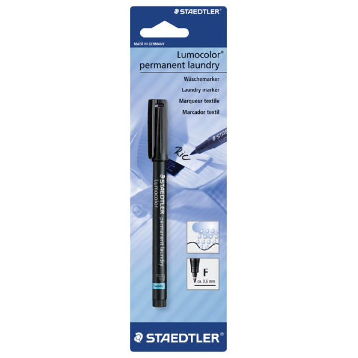 Lumocolor permanent laundry F (0.6 mm) in the group Hobby & Creativity / Paint / Fabric Markers and Dye at Pen Store (110979)
