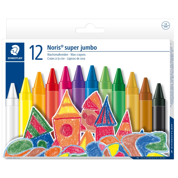 Noris Club Super jumbo 12-set in the group Kids / Kids' Pens / 3 Years+ at Pen Store (111012)