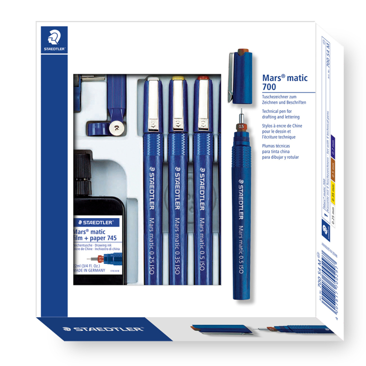 Mars Matic technical pen set in the group Pens / Artist Pens / Felt Tip Pens at Pen Store (111019)