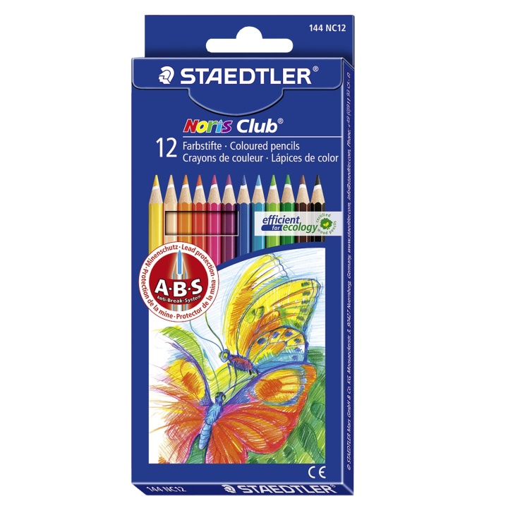 Noris Club colored pencils 12-pack in the group Kids / Kids' Pens / 3 Years+ at Pen Store (111058)