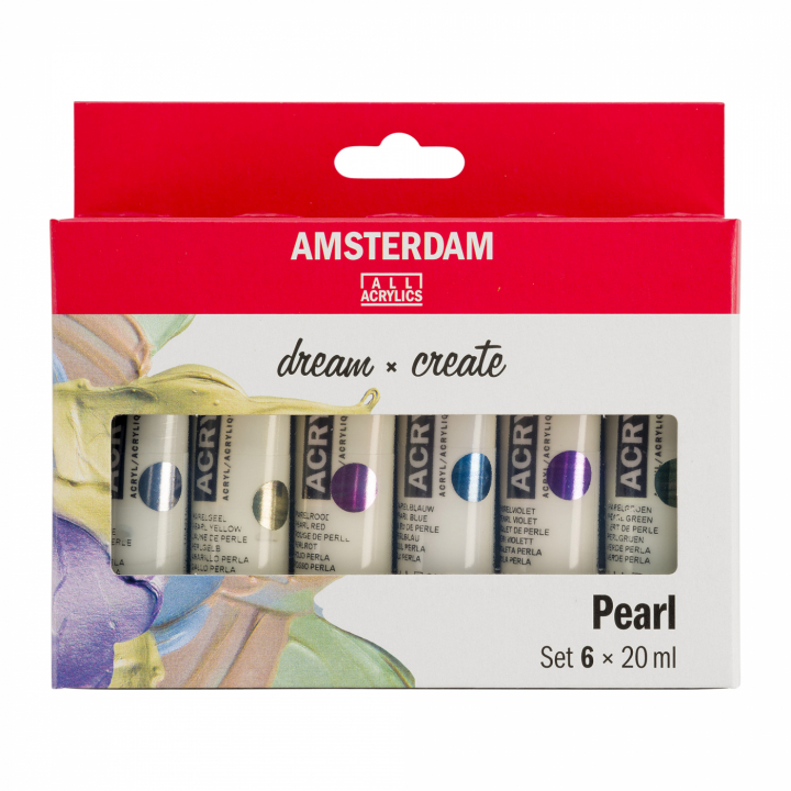 Acrylic Pearl Set 6 x 20 ml in the group Art Supplies / Colors / Acrylic Paint at Pen Store (111753)