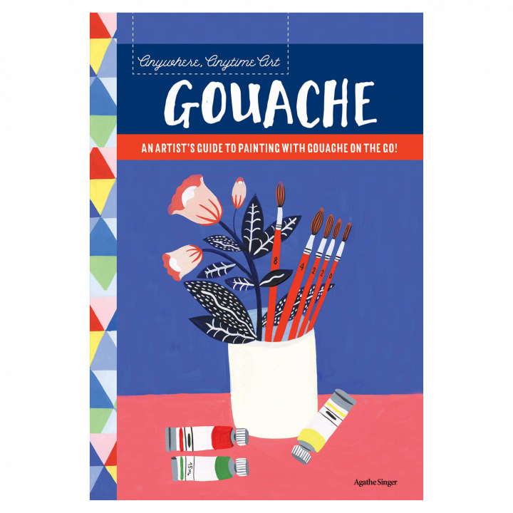 Anywhere, Anytime Art: Gouache in the group Hobby & Creativity / Books / Art Instruction Books at Pen Store (111763)