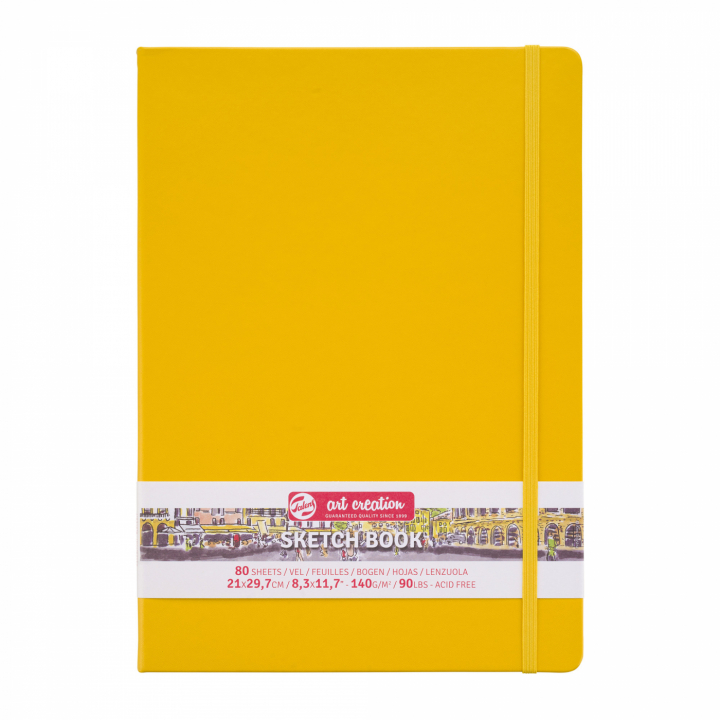 Sketchbook A4 Golden Yellow in the group Paper & Pads / Artist Pads & Paper / Sketchbooks at Pen Store (111766)