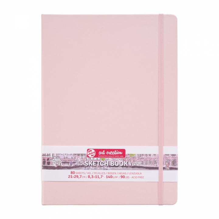 Sketchbook A4 Pastel Pink in the group Paper & Pads / Artist Pads & Paper / Sketchbooks at Pen Store (111768)