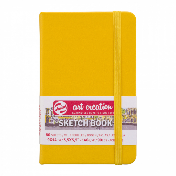 Sketchbook Pocket Golden Yellow in the group Paper & Pads / Artist Pads & Paper / Sketchbooks at Pen Store (111777)