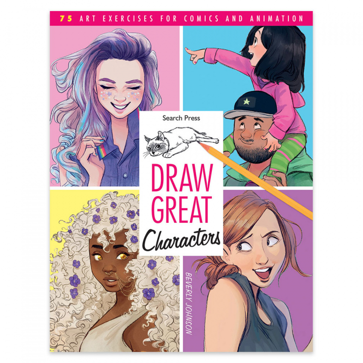 Draw Great Characters in the group Hobby & Creativity / Books / Art Instruction Books at Pen Store (111835)