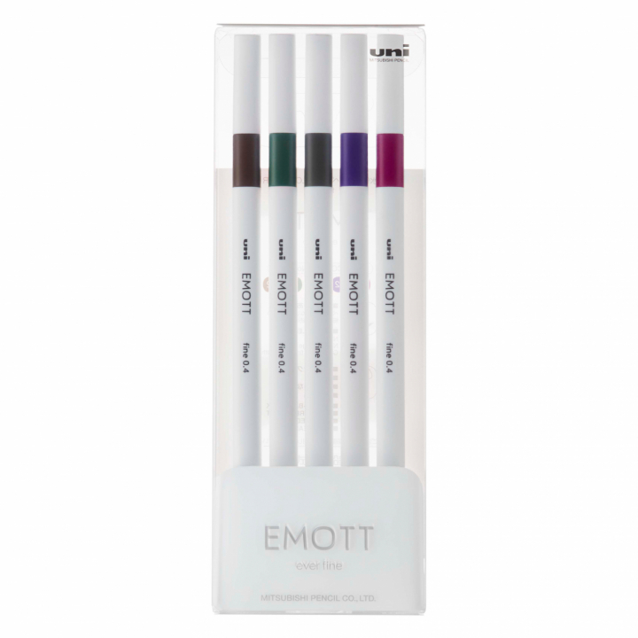 Emott 5-set No. 3 in the group Pens / Artist Pens / Illustration Markers at Pen Store (111844)