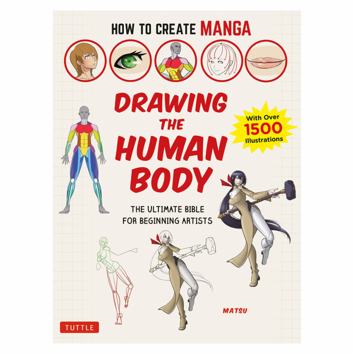 How to Create Manga: Drawing the Human Body in the group Hobby & Creativity / Books / Art Instruction Books at Pen Store (111879)
