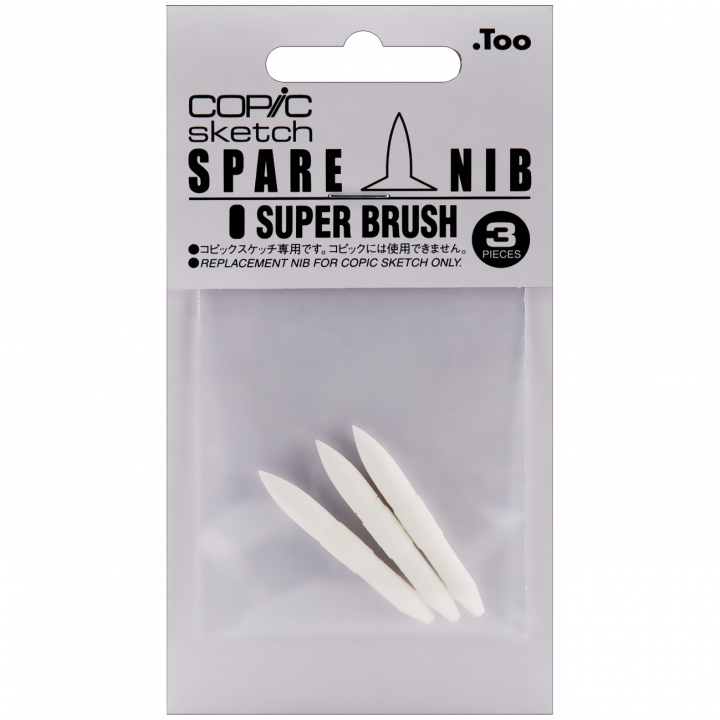 Sketch Brush Replacement Nibs - Pack of 3 in the group Pens / Pen Accessories / Spare parts & more at Pen Store (112529)