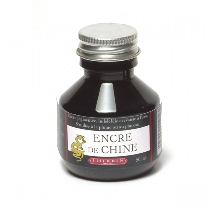 Indian ink 50 ml Black in the group Art Supplies / Colors / Ink at Pen Store (125160)