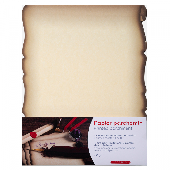 Printed Parchment 5-pack A4 in the group Paper & Pads / Artist Pads & Paper / Drawing & Sketch Pads at Pen Store (125254)