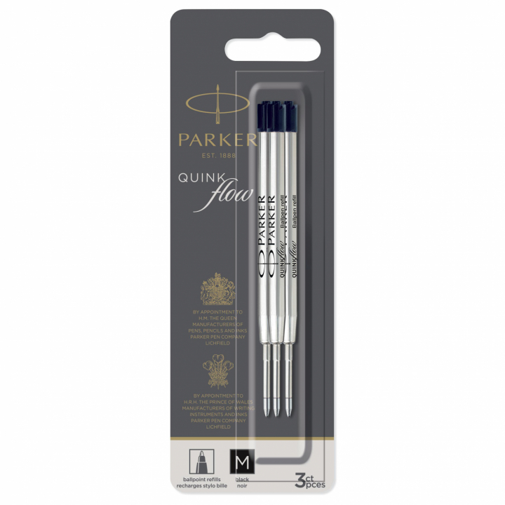 QuinkFlow Ballpoint refill 3-pack in the group Pens / Pen Accessories / Cartridges & Refills at Pen Store (125387_r)