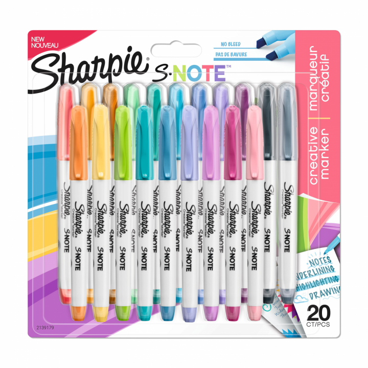 S-note 20-set in the group Pens / Artist Pens / Felt Tip Pens at Pen Store (125434)