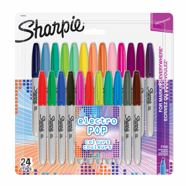 Electro Pop Fine Marker 24-set in the group Pens / Artist Pens / Felt Tip Pens at Pen Store (125436)