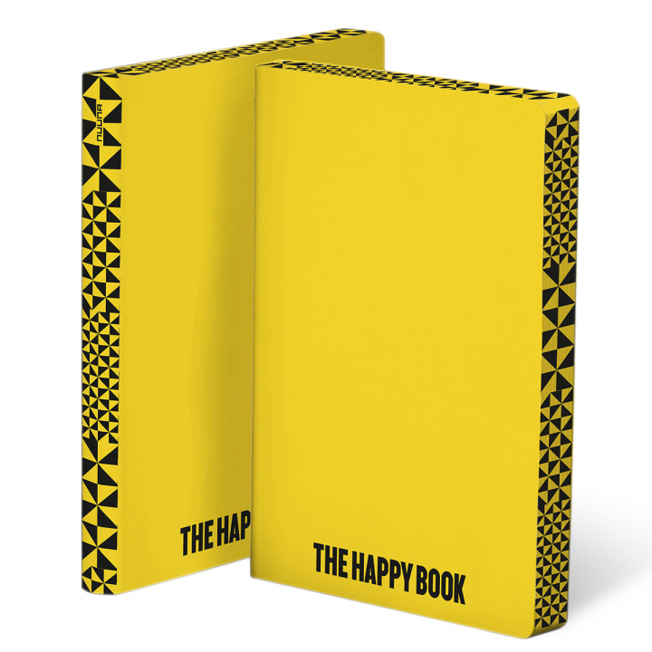 Notebook Graphic L - The Happy Book in the group Paper & Pads / Note & Memo / Notebooks & Journals at Pen Store (125452)