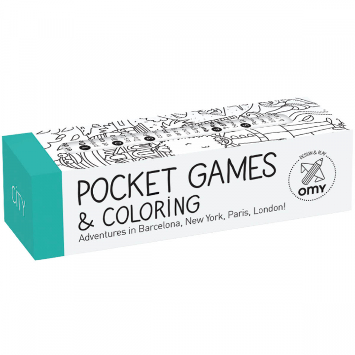 Pocket Games City in the group Kids / Books for Kids / Activity & Coloring Books at Pen Store (125510)