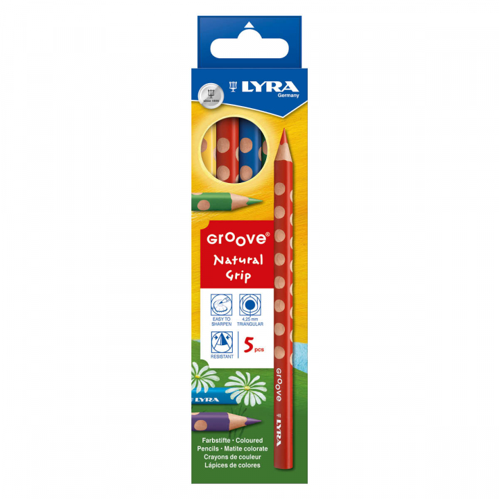 Groove 5-pack in the group Kids / Kids' Pens / Coloring Pencils for Kids at Pen Store (125933)