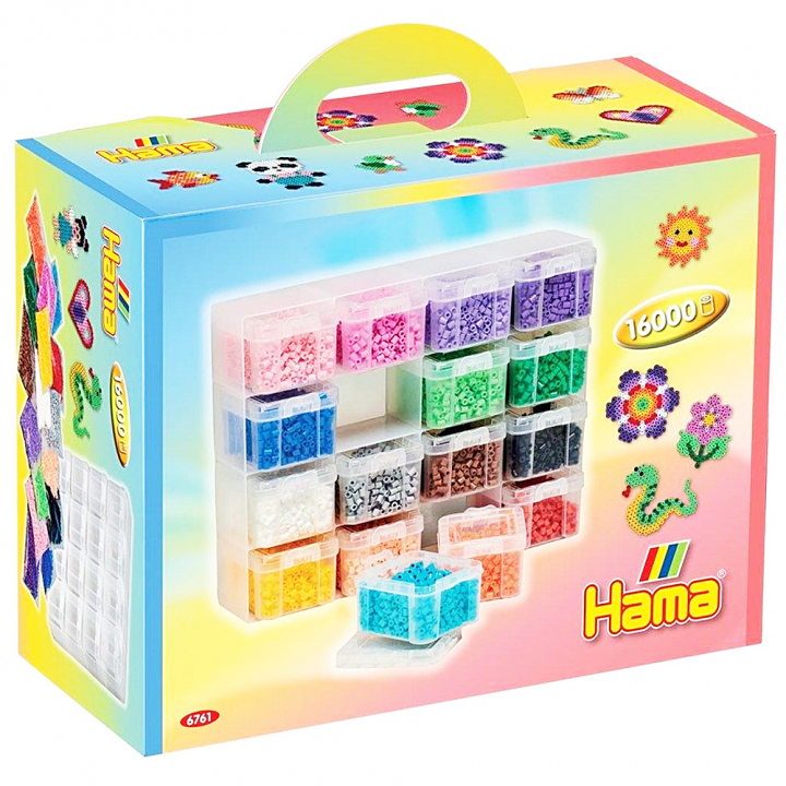 Midi Storage Box + 16 000 beads in the group Hobby & Creativity / Create / Tube beads & more at Pen Store (126038)