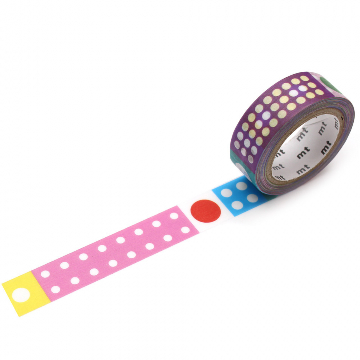 Washi-tape Polka Dot Ice in the group Hobby & Creativity / Hobby Accessories / Tape at Pen Store (126352)