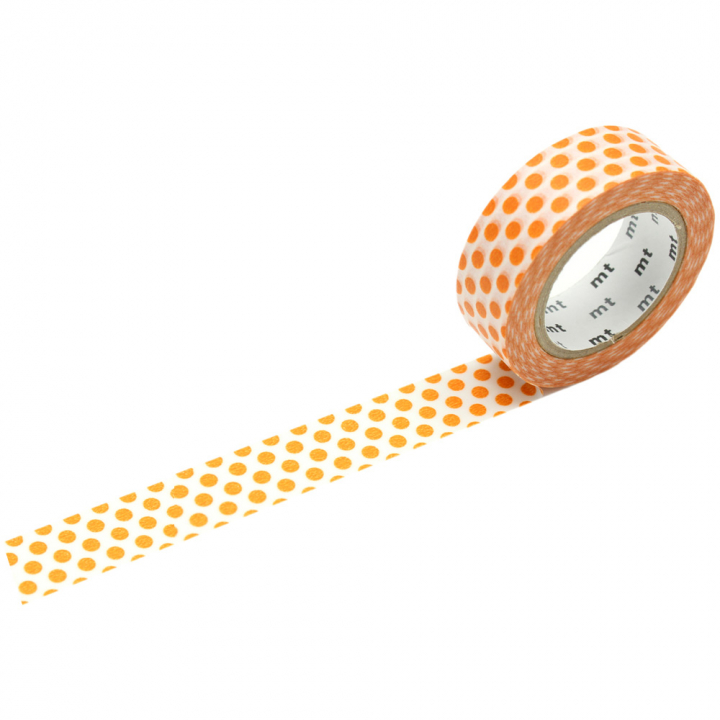 Washi-tape Dot Mandarin in the group Hobby & Creativity / Hobby Accessories / Tape at Pen Store (126358)