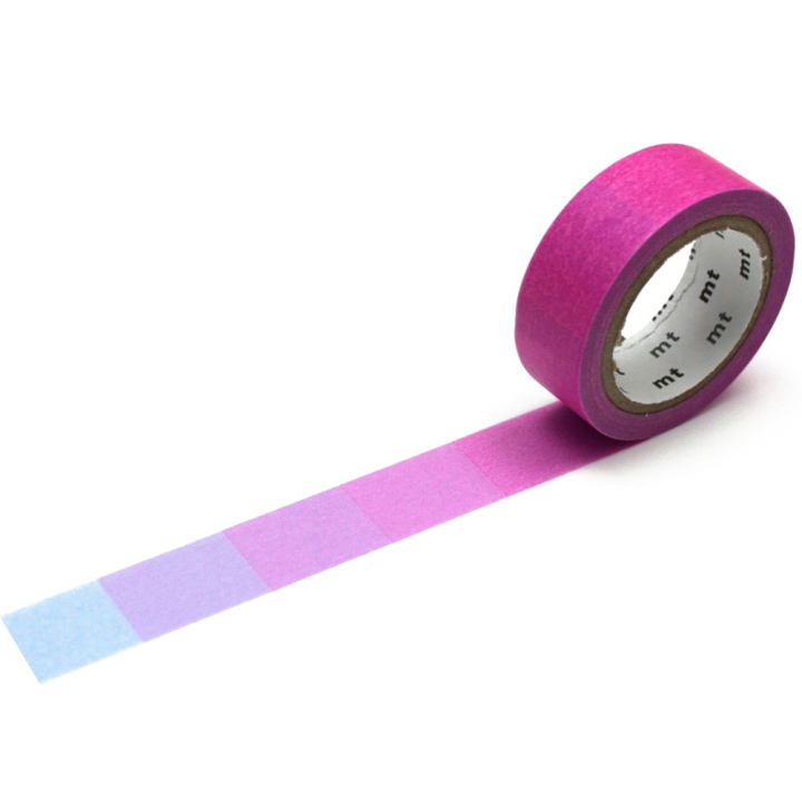 Washi-tape Fluorescent Gradation Pink x Blue in the group Hobby & Creativity / Hobby Accessories / Washi-tape at Pen Store (126361)