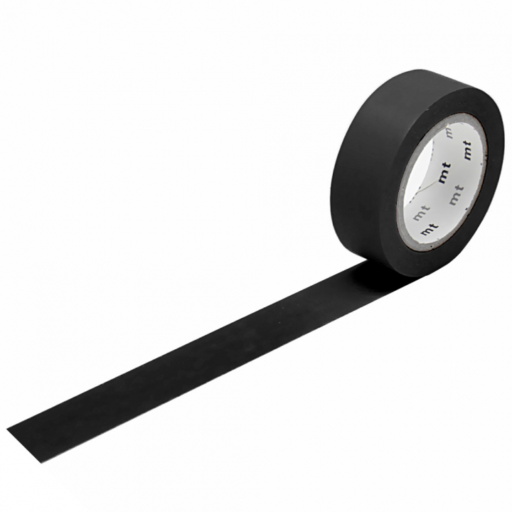 Washi-tape Matte Black in the group Hobby & Creativity / Hobby Accessories / Tape at Pen Store (126370)