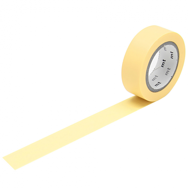 Washi-tape Pastel Yellow in the group Hobby & Creativity / Hobby Accessories / Tape at Pen Store (126371)