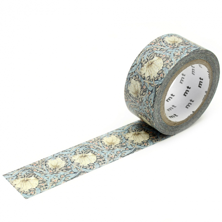 William Morris x MT  Pimperne Washi-tape in the group Hobby & Creativity / Hobby Accessories / Washi-tape at Pen Store (126385)