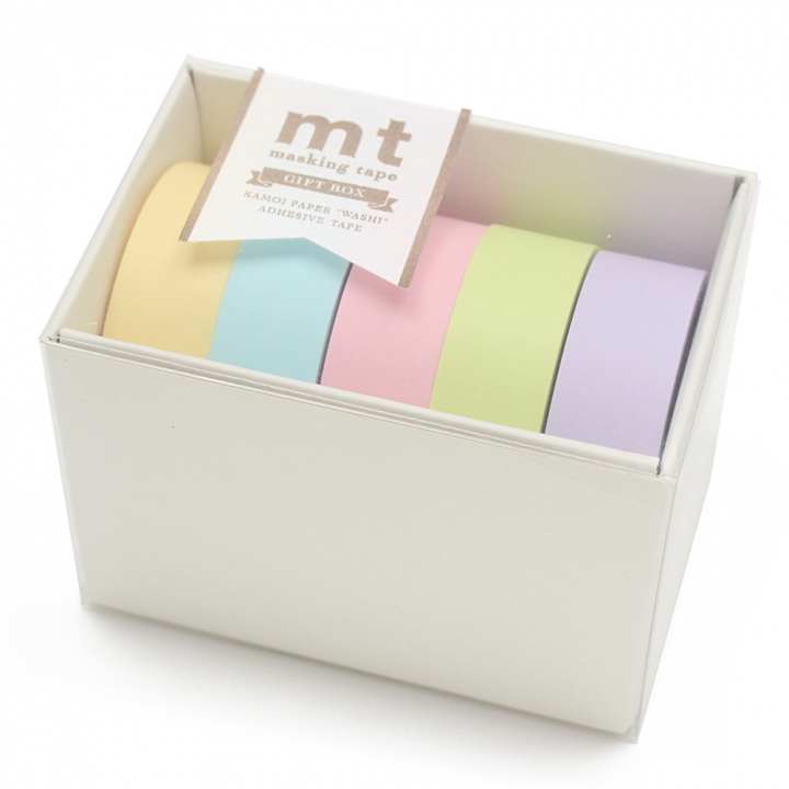 Washi-tape Gift Box Pastel in the group Hobby & Creativity / Hobby Accessories / Tape at Pen Store (126397)