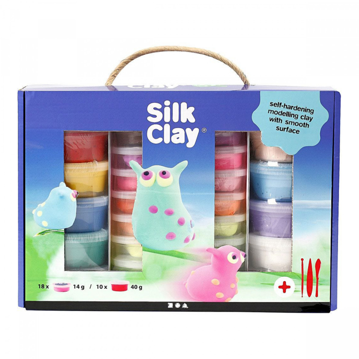 Silk Clay Crafting Box Mixed Colours in the group Hobby & Creativity / Create / Crafts & DIY at Pen Store (126468)