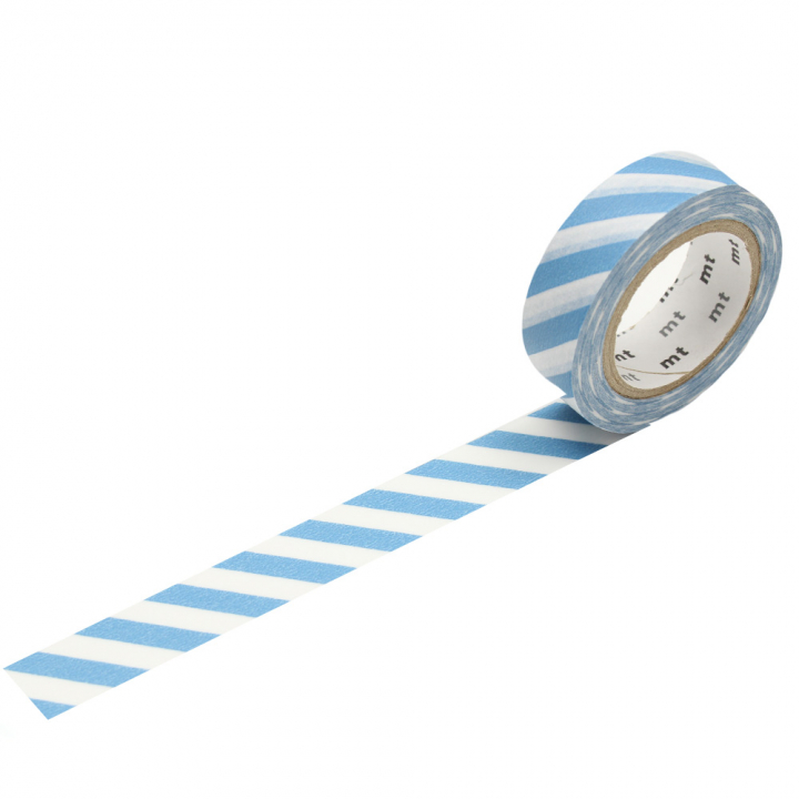 Washi-tape Stripe Sky in the group Hobby & Creativity / Hobby Accessories / Washi-tape at Pen Store (126482)