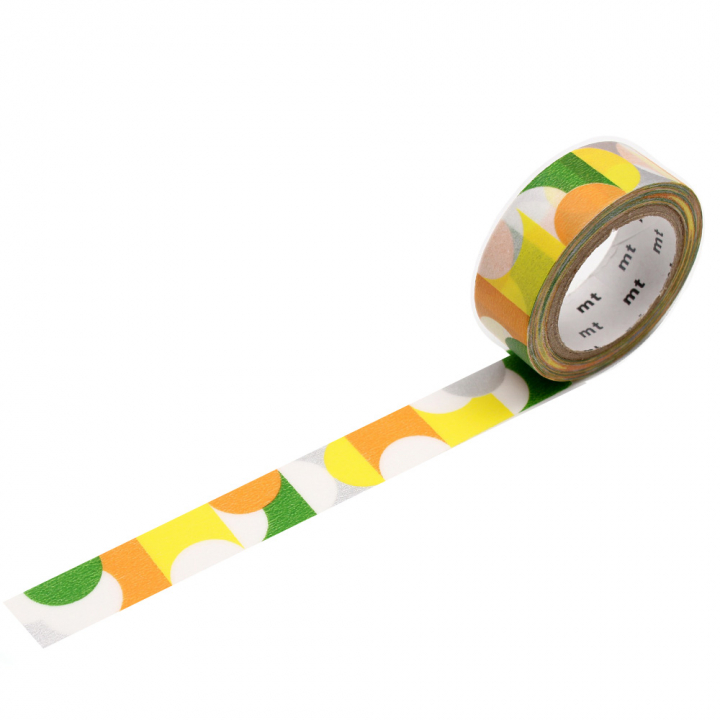 Washi-tape Yellow x Green in the group Hobby & Creativity / Hobby Accessories / Washi-tape at Pen Store (126486)