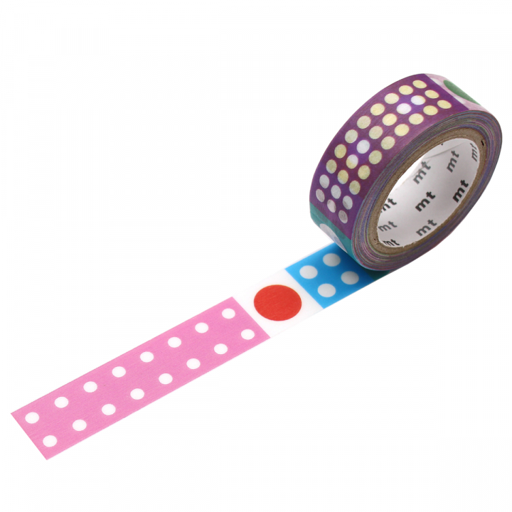 Washi-tape Polka Dot Ice in the group Hobby & Creativity / Hobby Accessories / Tape at Pen Store (126496)