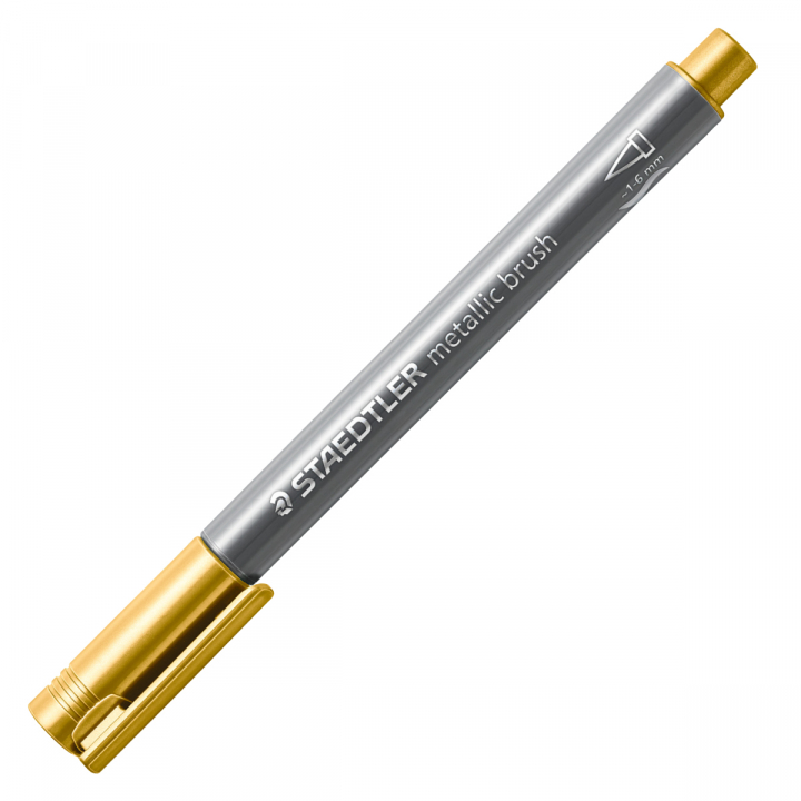 Marker Brush Metallic gold in the group Pens / Artist Pens / Brush Pens at Pen Store (126586)