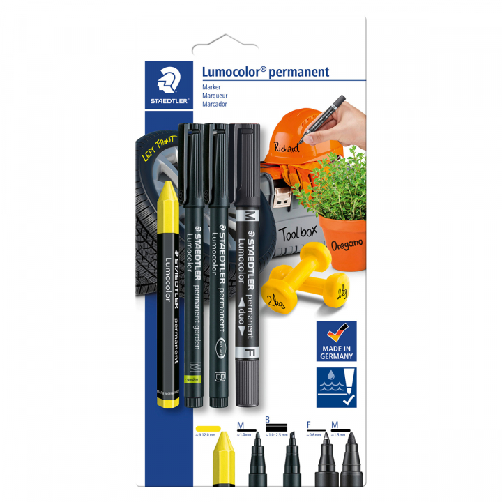 Lumocolor 60 mixed sets markers 4-pack in the group Pens / Office / Markers at Pen Store (126600)